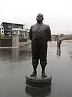 1925年から1934年の間監督を務めたハーバート・チャップマン像
