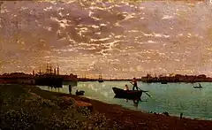 ジュデッカ運河の朝(1881)
