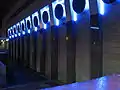 夜間のライトアップ