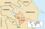 ヨーロッパにおけるアルツァフの地図
