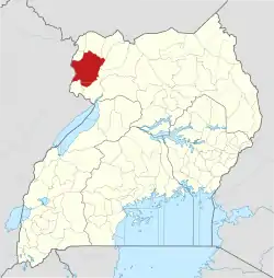 Location of アルア県