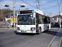 朝日交通の運行する呉市生活バスの車両