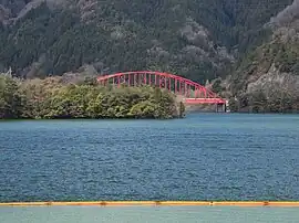 段戸川にかかる旭大橋