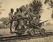 1937年(昭和12年)頃、日中戦争において三八式歩兵銃を装備した歩兵