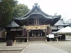 朝日八幡神社拝殿