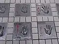スターの手型(2008年7月10日撮影)