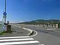 左岸側から太田市方面を望む