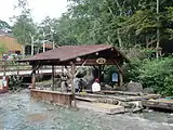 川湯温泉の足湯（2011年8月）