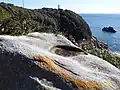 汐の満干手水鉢