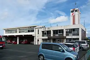 旧阿蘇広域行政事務組合消防本部・中部消防署(2015年に新庁舎が完成)