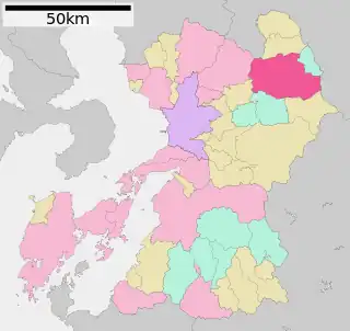 阿蘇市位置図
