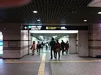 紙屋町シャレオ 地下連絡口