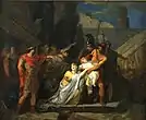 フランソワ＝ギヨーム・メナジョ（英語版）『母親の腕から引き離されたアステュアナクス』1783年 アンジェ美術館所蔵