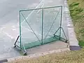 可動式の防球ネット