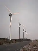 渥美風力発電所(小中山) 南側の5基