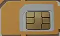 au MVNO Multi IC Card 01 SIM本体 (ギーゼッケ アンド デブリエント製)