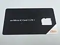 au Micro IC Card (LTE)