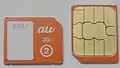 Micro au IC Card 02 (3G)SIM本体