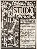 1895年の『ステューディオ』表紙(画)オーブリー・ビアズリー