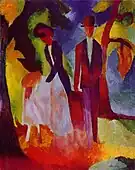アウグスト・マッケLeute am blauen See,(1913)