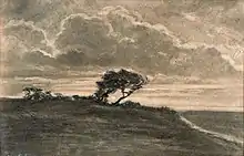 風景画（木炭画:1888）