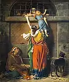 Les adieux du consul Boetius à sa famille｢ボエティウスと家族の別れ｣ (1882)