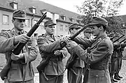 第二次世界大戦後のオーストリア連邦軍の兵士。