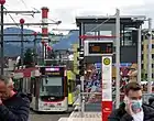 隣接するトラムの停留所