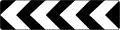 (D4-1-1) Left marker (Used at curves or roundabouts)