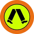 (R3-1) 横断歩道（ターゲットボード付き）（クイーンズランド州）