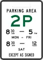 (R5-61) 指定時間2時間駐車可