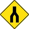 (W4-6) 分割道路ここまで