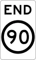 (R4-12) 90km/h制限ここまで
