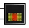 LEDを使用しているので、オイルフラッグの表示も可能である。