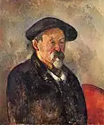 『自画像』（1898-1900年、ポール・セザンヌ）