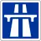 Sign used denote the start of an Autoroute