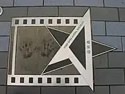 香港アベニュー・オブ・スターズにあるヨーの手形