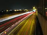 作例7 高速道路の光跡 13秒