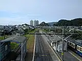 2面2線時代のホーム（2000年9月）