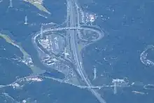 淡路島南インターチェンジと淡路島南パーキングエリア