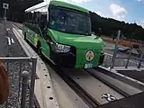 線路としての車止標識が示されている（2022年1月）