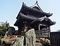 庭園の西側