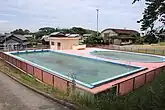 水が張られたプール(2016年7月2日撮影)