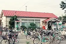 旧駅舎（1991年8月）
