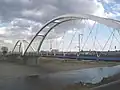 あゆみ橋（厚木市側上流から）