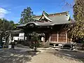 阿豆佐味天神社拝殿