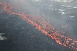 溶岩流、2014年9月4日