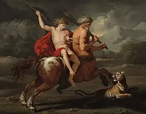 ベニーニュ・ガグネロー（英語版）「アキレウスの教育」（1785年）
