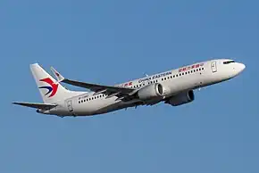 中国東方航空のボーイング737-8