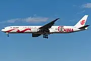 ボーイング777-300ER（特別塗装機「AIR CHINA LOVES CHINA」）